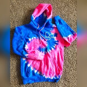 Mama tie dye hoodie